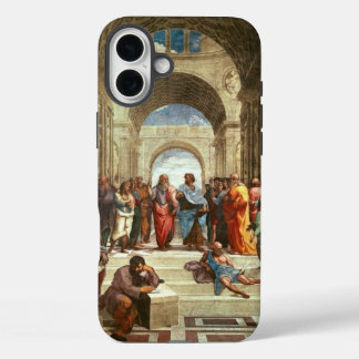 Coque Pour iPhone 16 Plus Raphael - École d'Athènes, célèbre peinture