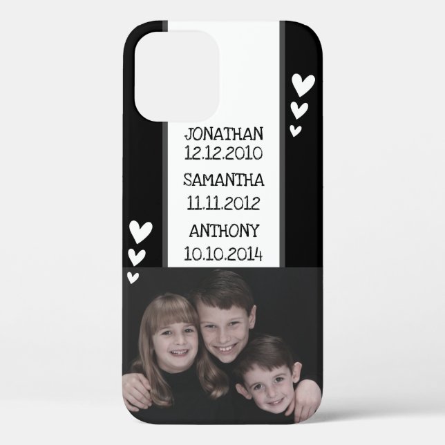 Coques Case-Mate iPhone Rappel d'anniversaire pour grands-parents Enfants  (Verso)