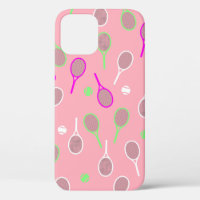 Raquettes cool Rose Retro Joueur de tennis Motif