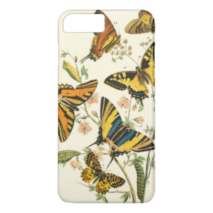 Coque Case-Mate Pour iPhone Rassemblement coloré des papillons et des