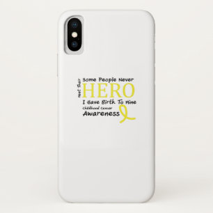 Coque Case-Mate iPhone Rassemblement de conscience de Cancer d'enfance