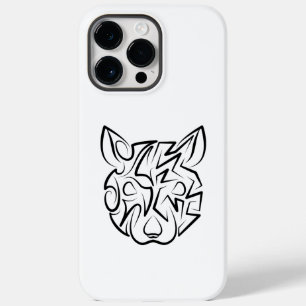 Coque Case-Mate iPhone Rat tribal noir et blanc