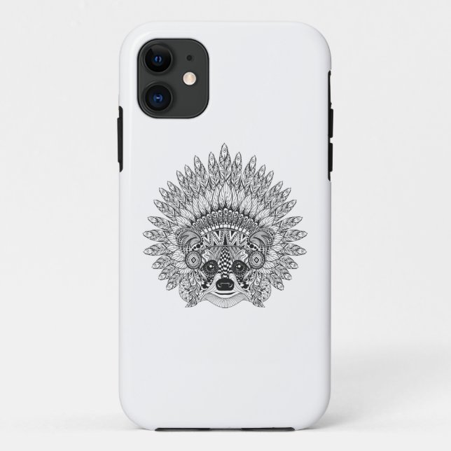 Coques Case-Mate iPhone Raton laveur dans le griffonnage fait varier le (Dos)