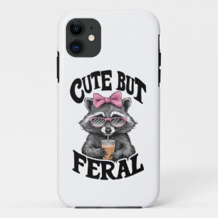 Case-Mate iPhone Case Raton laveur sauvage mais mignon avec des lunettes