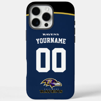 Coque iPhone 16 Pro Max Ravens Jersey - Football américain