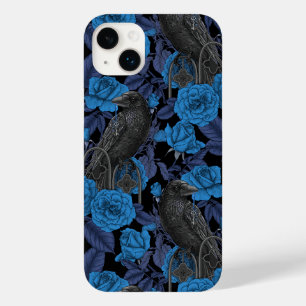 Coque Case-Mate iPhone Ravins et roses bleus