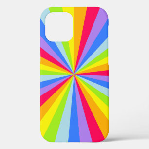 Coques Pour iPhone Rayons arc-en-ciel motif multicolores