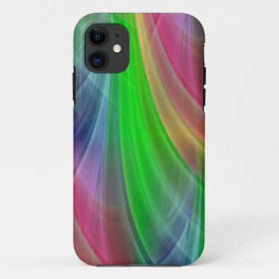 Case-Mate iPhone Case Rayons de dégradé de couleur - vert