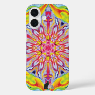 Coque Pour iPhone 16 Rayons Kaléidoscope