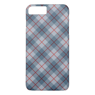 Etui iPhone Case-Mate Rayure Bleu-Rouge de plaid polarisé