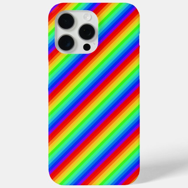 Coques Case-Mate iPhone Rayures arc-en-ciel (Verso)