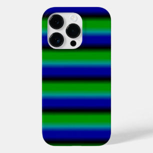 Coques Pour iPhone Rayures arc-en-ciel bleu vert