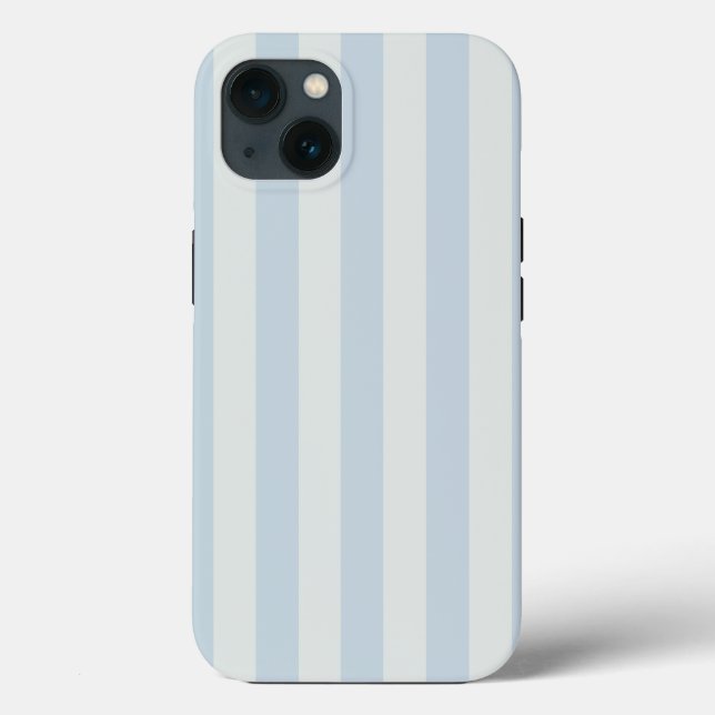 Coques Case-Mate iPhone Rayures bleu clair (Verso)
