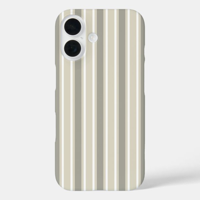 Coques Case-Mate iPhone Rayures bonbons beige (Verso)