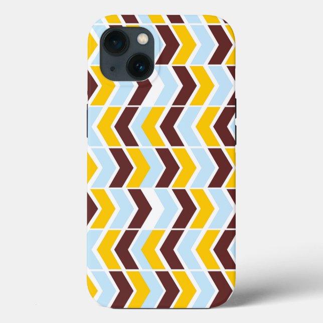 Coques Case-Mate iPhone Rayures Chevron Colorées (Verso)