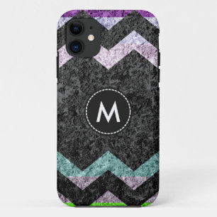 Coque Case-Mate Pour iPhone Rayures Chevron Colorées Vintage #4
