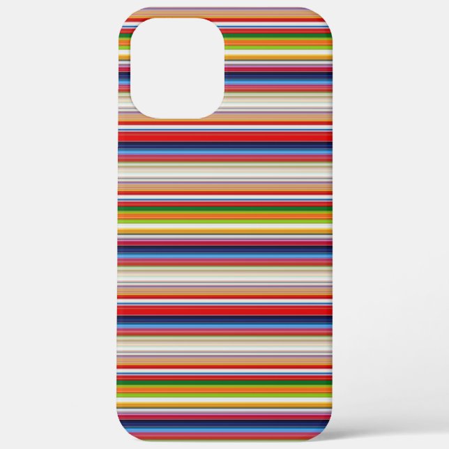 Coques Case-Mate iPhone Rayures colorées chaudes (Verso)