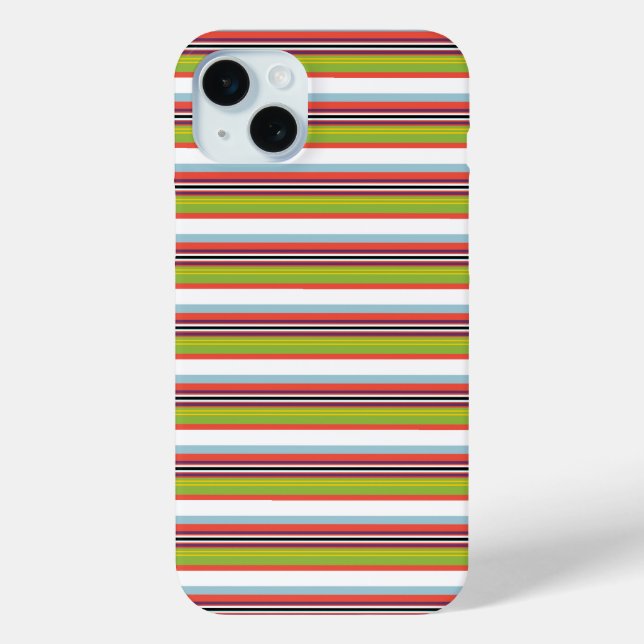 Coques Case-Mate iPhone Rayures colorées magiques (Verso)