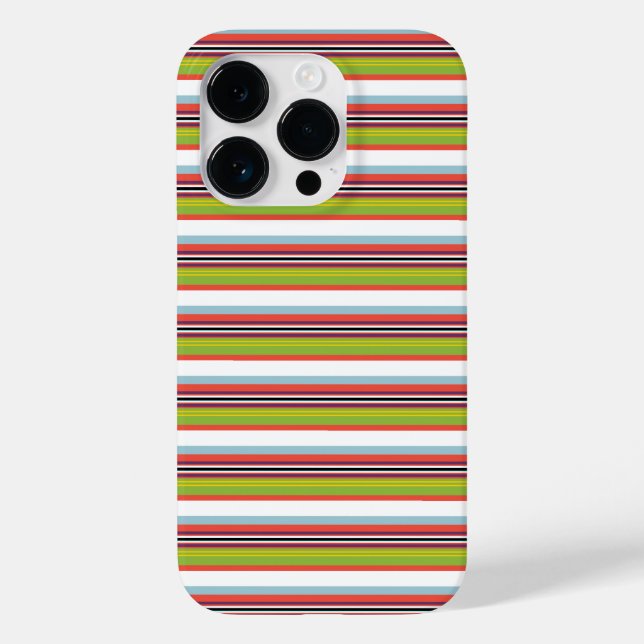 Coques Case-Mate iPhone Rayures colorées magiques (Verso)