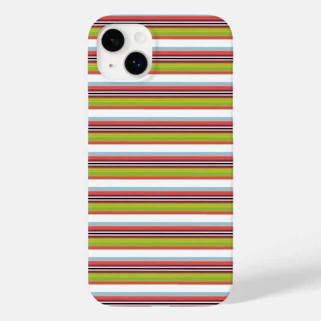 Coques Case-Mate iPhone Rayures colorées magiques (Verso)