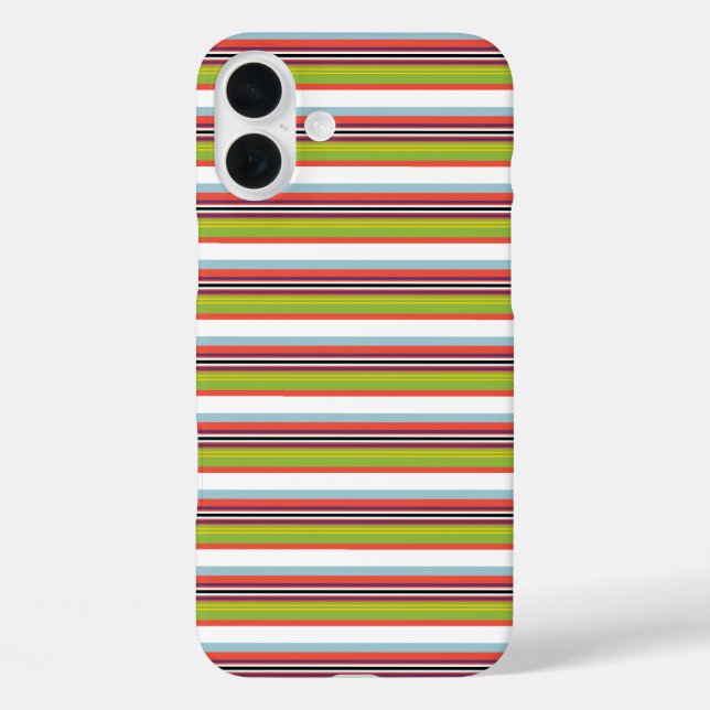 Coques Case-Mate iPhone Rayures colorées magiques (Verso)