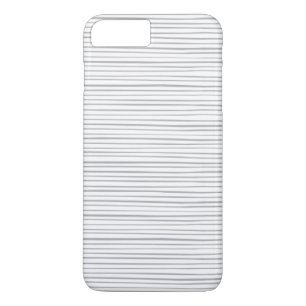 Coque Case-Mate Pour iPhone Rayures d'aquarelle gris classique