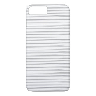 Coque Case-Mate Pour iPhone Rayures d'aquarelle gris classique