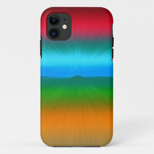 Coque Case-Mate iPhone Rayures de zoom de arc-en-ciel