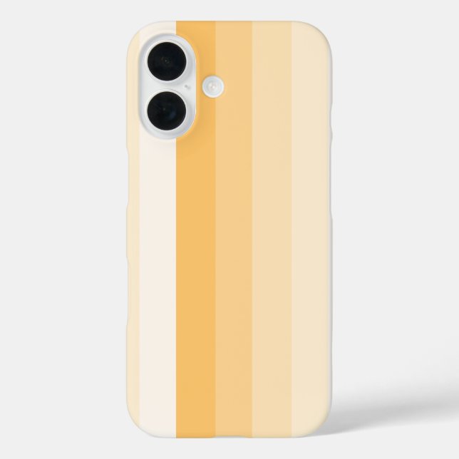 Coques Case-Mate iPhone Rayures d'ombre jaunes (Verso)