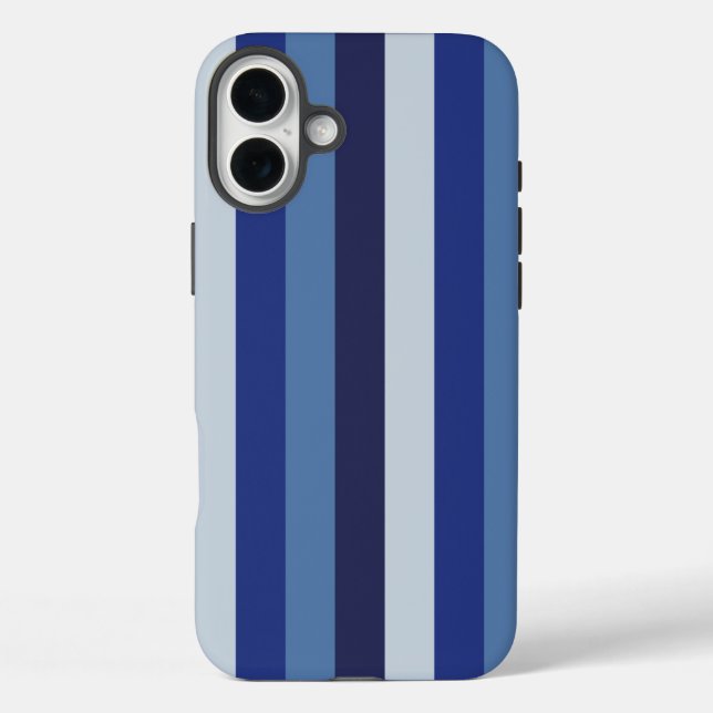 Coques Case-Mate iPhone Rayures Intemporelles Bleu Marine (Verso)