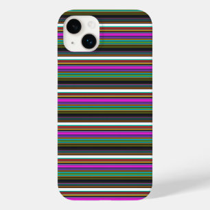 Coque Case-Mate iPhone Rayures néon colorées mignonnes