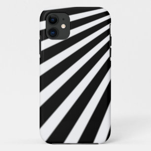 Coques Pour iPhone rayures noir et blanc