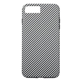 Coque iPhone 7 Plus Rayures noires et blanches