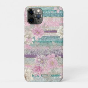 Case-Mate iPhone Case Rayures pastel verticales avec textures de dentell