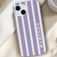 Rayures personnalisées Beige Violet