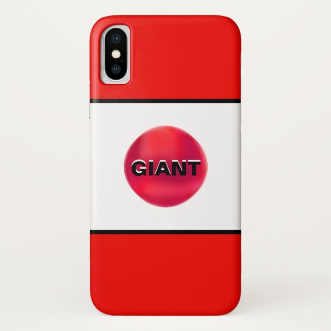 Coques Case-Mate iPhone Rayures rouges blanches noires (Dos)