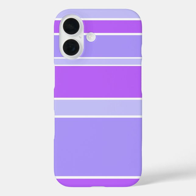 Coques Case-Mate iPhone Rayures violettes (Verso)