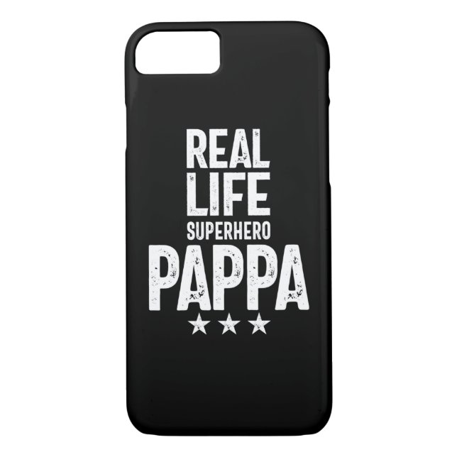 Coques Case-Mate iPhone Real Life Superhero Pappa | Cadeau Père (Dos)