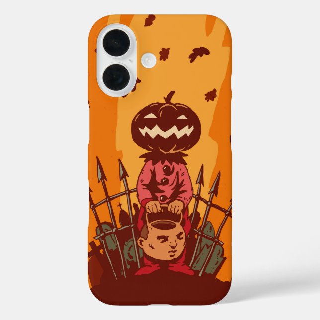 Coques Case-Mate iPhone Reaper citrouille (Verso)