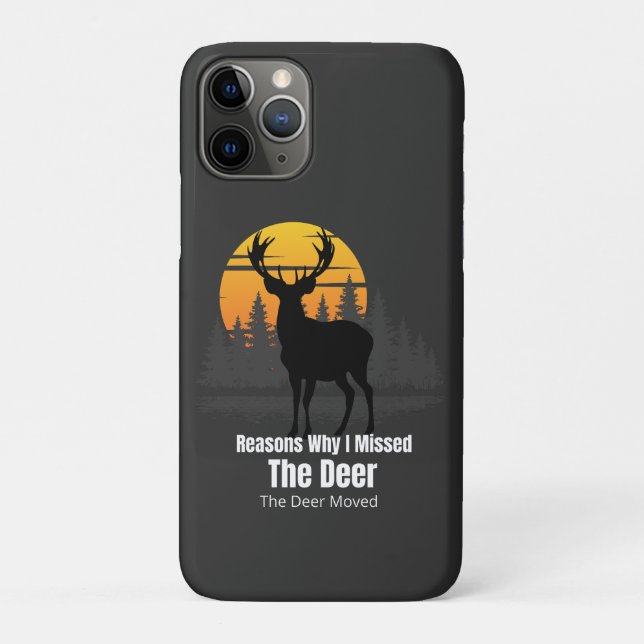 Coques Case-Mate iPhone Reasons Why I Missed The Deer (Dos)