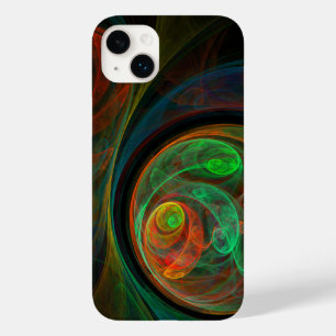 Coque Case-Mate iPhone Reborn Green Art Abstrait