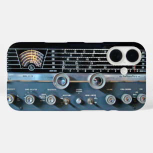 Coque Pour iPhone 16 Récepteur Radio à Ondes Courtes Vintage