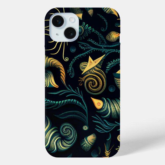 Coques Case-Mate iPhone Récifs Dorés (Verso)