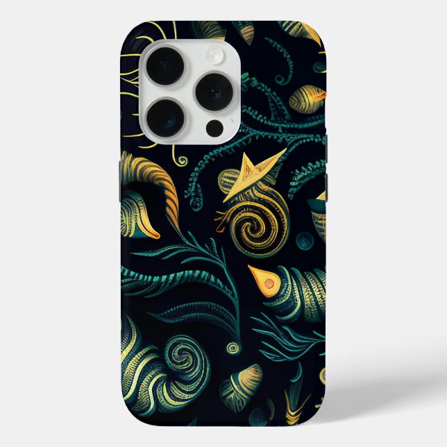 Coques Case-Mate iPhone Récifs Dorés (Verso)