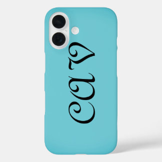 Coque Pour iPhone 16 Recoleta Cornflower Bleu