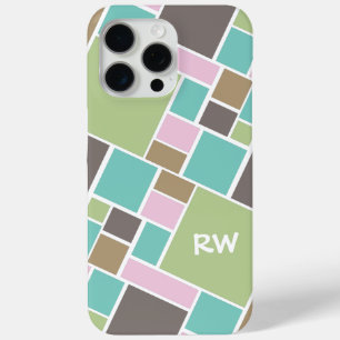 Coque Case-Mate iPhone Rectangle personnalisé et motif carré