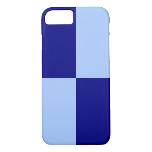 Coques Pour iPhone Rectangles bleu-clair et bleu-foncé