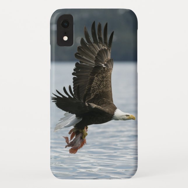 Coques Case-Mate iPhone Récupération du poisson d'aigle à tête blanche (Dos)