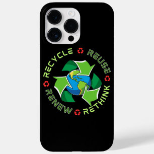Coque Case-Mate iPhone Recycler, Réutiliser, Renouveler, Repenser. Sauvez
