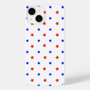 Coque Case-Mate iPhone Red and Blue Stars - Starry Sky Motif
